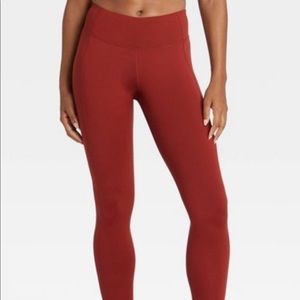 Red ALL IN MOTION high rise leggings